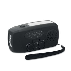 Radio portabil cu lanternă LED