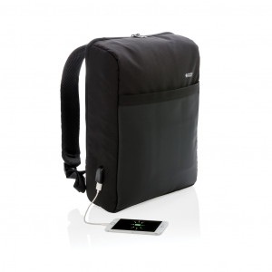 Rucsac antifurt Swiss Peak 15" RFID și USB Fără PVC - Img 2