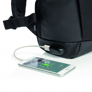 Rucsac Madrid antifurt RFID USB pentru laptop Fără PVC