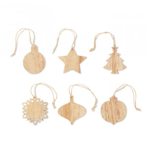 Set de ornamente din lemn - Img 1