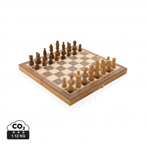 Set de șah pliabil din lemn de lux FSC®