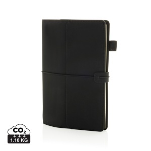 Caiet Daily Notes Binder 3 în 1, reîncărcabil, cu copertă din PU