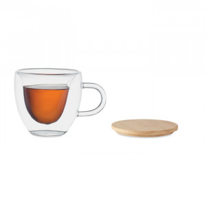 Cană borosilicată cu perete dublu - Img 7