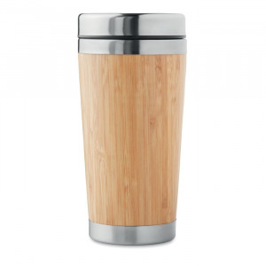 Cană dublă bambus 400ml - Img 2