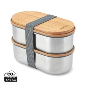 Cutie Bento dublă din inox Black+Blum