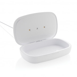 Cutie sterilizatoare UV-C cu încărcător wireless de 5W - Img 6