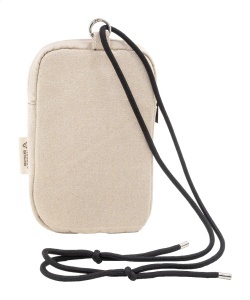Geantă pentru telefon mobil, crossbody, din pânză reciclată - Img 3