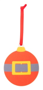 Ornament pentru pomul de Crăciun, burta Moșului