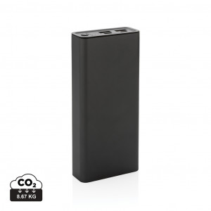 Powerbank Terra RCS reciclat de 20W din aluminiu 20.000 mAh