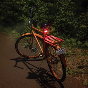 Set de lumini pentru biciclete reîncărcabile prin USB Lumino RCS din plastic reciclat - Img 13