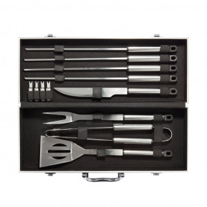 Set gratar 12 buc in cutie de aluminiu - Img 3