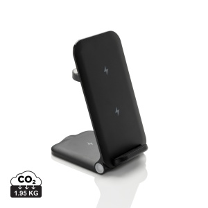 Suport de încărcare wireless 3-în-1 15W din plastic reciclat RCS