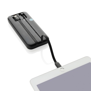 Turbopack RCS powerbank rplastic 10.000 mAh cu cabluri integrate - Img 5