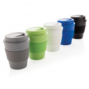 Cana de cafea reutilizabila cu capac filetat 350ml - Img 5