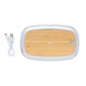 Cutie sterilizatoare Rena UV-C cu încărcător wireless de 5W - Img 2