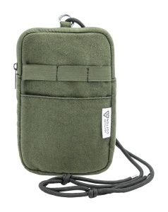 Geantă pentru telefon mobil, crossbody, din pânză reciclată - Img 2