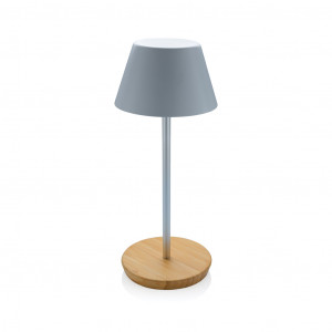 Lampă de masă din plastic reciclat Pure Glow RCS, reîncărcabilă prin usb