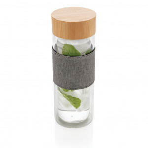 Sticlă de impact din sticlă borosilicata cu perete dublu