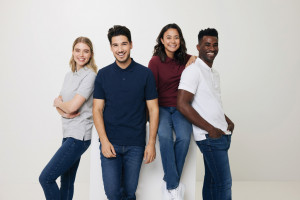 Tricou Polo Iqoniq Yosemite din bumbac reciclat - Img 10