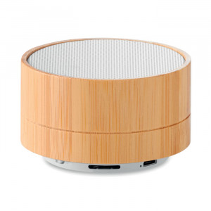 Boxă wireless din bambus 3W - Img 4