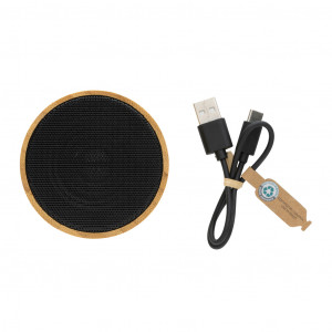 Boxă wireless RCS 3W din bambus - Img 5