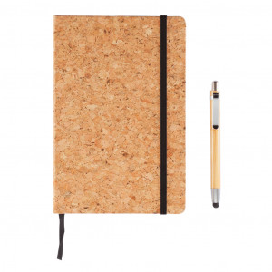 Caiet A5 cu stilou din bambus, inclusiv stylus - Img 5