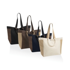 Geantă shopper multifuncțională BEAU AWARE™ din canvas reciclat, 400 g/m² - Img 6