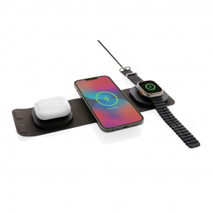 Încărcător wireless de voiaj Swiss Peak RCS rplastic 3 în 1 - Img 5
