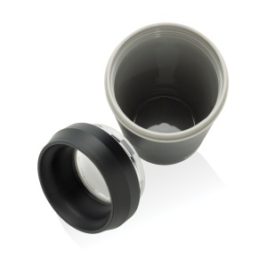 Pahar reutilizabil Topl din plastic reciclat, cu capac patentat 360°, 354 ml - Img 5