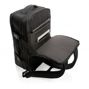 Rucsac de weekend extensibil Swiss Peak AWARE™ RPET de 15,6 inchi - Img 11