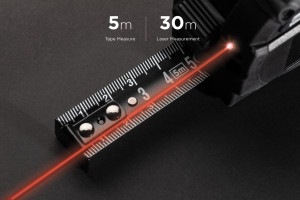 Ruleta Gear X măsoară o bandă de 5M cu laser de 30M - Img 9