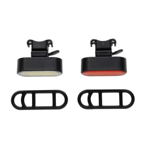Set de lumini pentru biciclete reîncărcabile prin USB Lumino RCS din plastic reciclat - Img 5