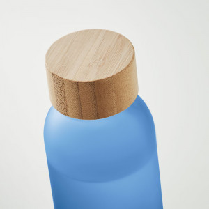 Sticlă cu finisaj mat și capac din bambus. 500ml - Img 2