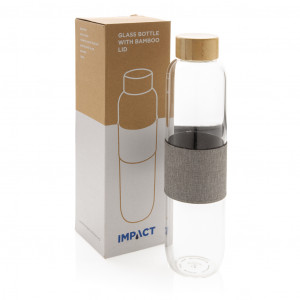Sticla de impact din sticla borosilicata cu capac din bambus - Img 15