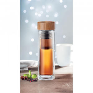 Sticlă perete dublu 420ml - Img 3