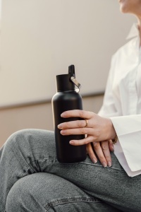 Sticlă VINGA Cael RCS din oțel inoxidabil, cu pai, 600 ml - Img 11