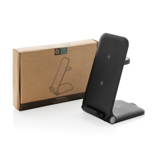 Suport de încărcare wireless 3-în-1 15W din plastic reciclat RCS - Img 12