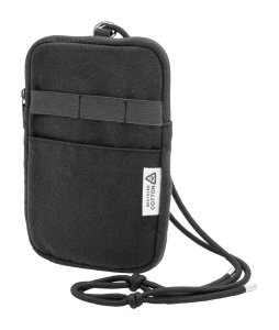 Geantă pentru telefon mobil, crossbody, din pânză reciclată