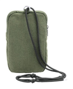 Geantă pentru telefon mobil, crossbody, din pânză reciclată - Img 4