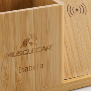 Încărcător wireless Calgary FSC® bambus 10W - Img 13