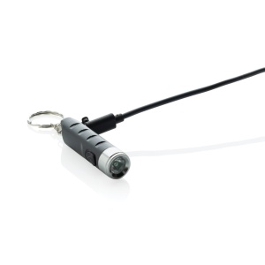Lanternă cu breloc reîncărcabilă prin USB Globix RCS din plastic reciclat - Img 6