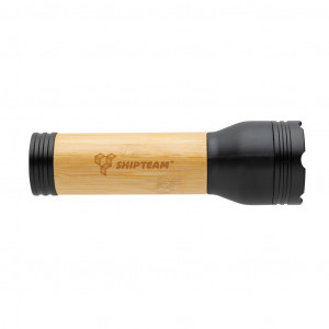 Lanterna Lucid 3W RCS din plastic reciclat și bambus - Img 6