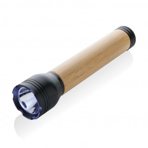 Lanterna Lucid 5W RCS din plastic reciclat și bambus - Img 1