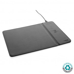 Mousepad cu încărcare wireless Swiss Peak RCS reciclat PU 10W