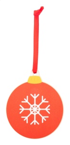 Ornament pentru pomul de Crăciun, fulg de nea