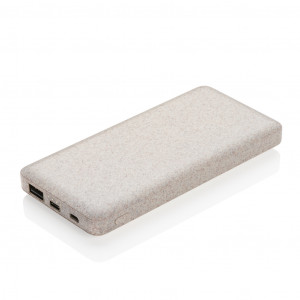 Powerbank din fibră naturală de grâu de 10.000 mAh