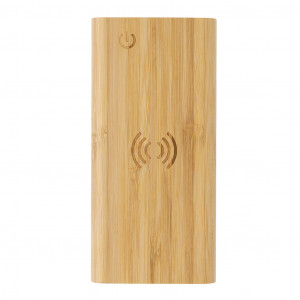 Powerbank wireless din bambus certificat FSC® de 8.000 mAh 5W - Img 4