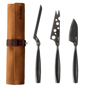 Set de cuțite pentru brânză BOSKA Monaco+ Black - Img 2