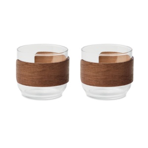 Set pahare de cafea nuc grip