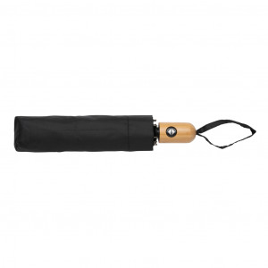 21" Impact AWARE™ RPET 190T umbrelă de bambus - Img 5